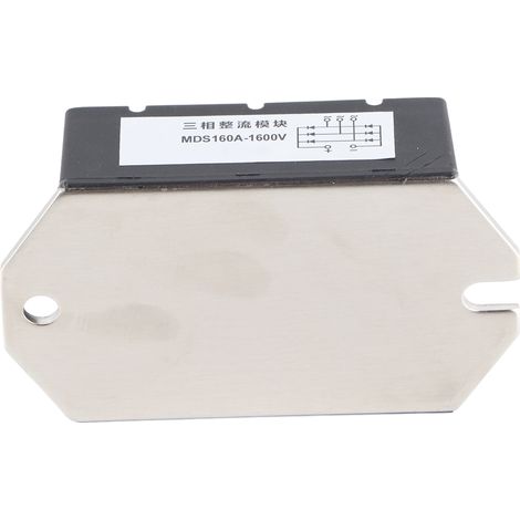 Pont Redresseur Triphasé 1600V 160A, Module Diode à 5 Bornes, Dissipateur en Plaque de Cuivre (1/5)