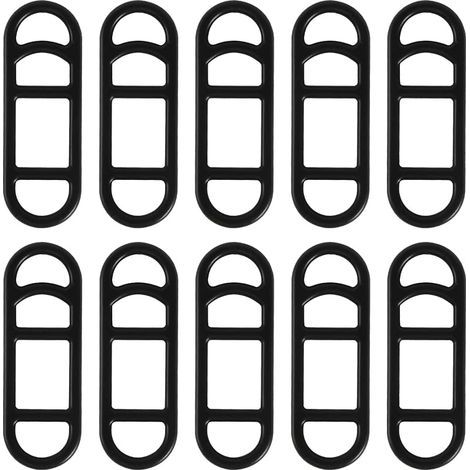 Bande de Silicone pour Vélo, 10 Pièces Vélo Silicones Bands, Bande de Fixation pour vélo Support de Guidon en Silicone pour Lampe de Poche LED Lumière de Vélo (1/5)