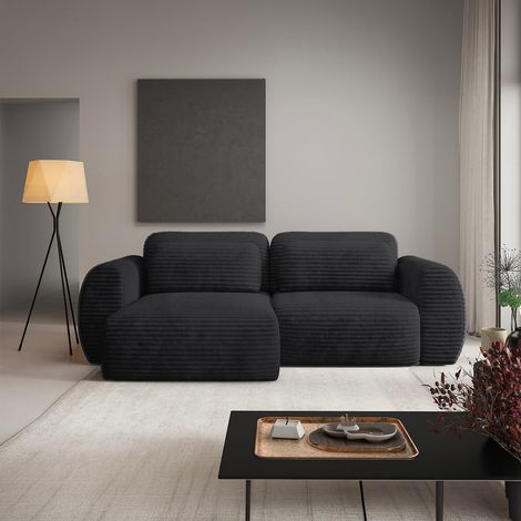 3-Sitzer-Wende-Ecksofa mit Bettkasten Camilla Schwarz (1/5)