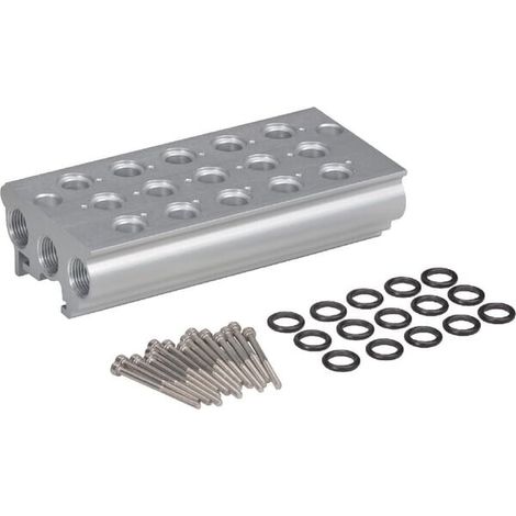 Bloque colector 1/8" 4 secciones UNIVERSAL PVBP184 (1/2)