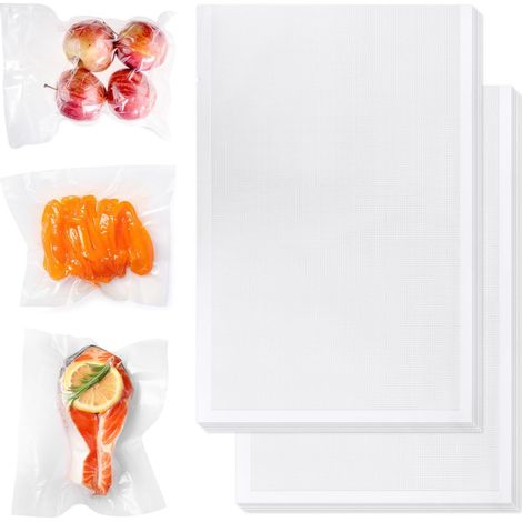 100 pièces Sacs Sous Vide Alimentaire, 20x30 cm ,Conservation, Congélation et Cuisson Sous Vide, sans BPA,Pour appareils de mise sous vide (1/5)