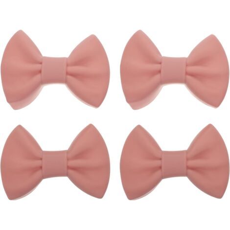 paires de supports de poignée auxiliaire en silicone avec nœud papillon, couvercle de poignée en fonte, support de poignée de casserole antidérapant, couvercle de support de casserole pour poêle à fri (1/5)