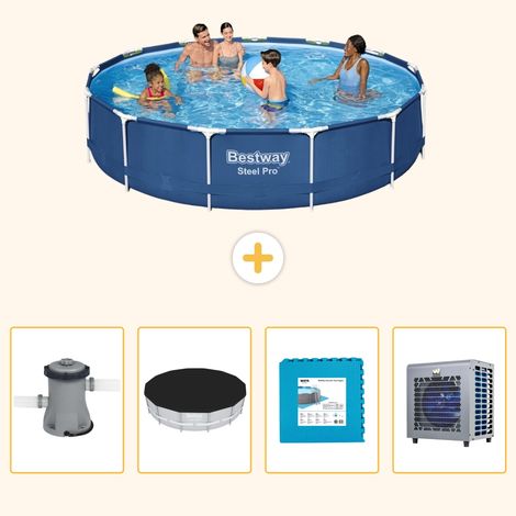 Bestway Bestway Steel Pro Ronde - 396x84 cm - 5-pièces S290 (1/5)