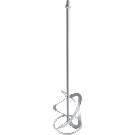 M14-120-600 agitateur pour agitateur 2600 watts (agitateur à mortier couleur agitateur à béton) - taille: 600mm×120mm, type D'interface: M14, Argent, Accessoire
