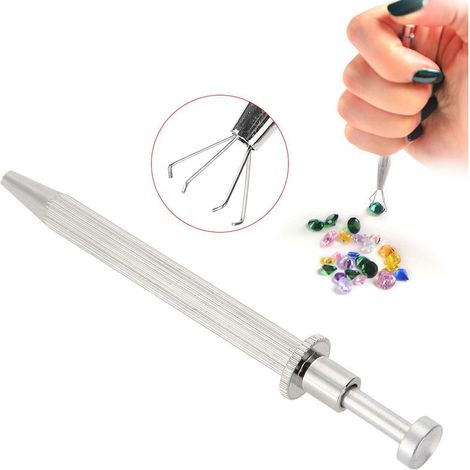 Outil professionnel de cueillette de diamants, pince à épiler, attrape-bijoux (1/3)