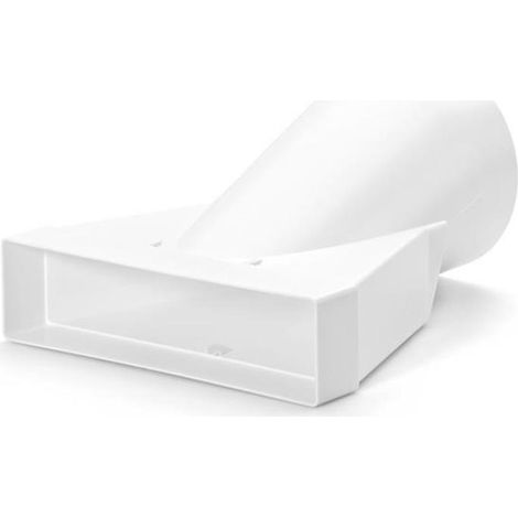 Naber COMPAIR System Ø 125 flach T-EST 125 Endstück / Übergangsstück (1/2)