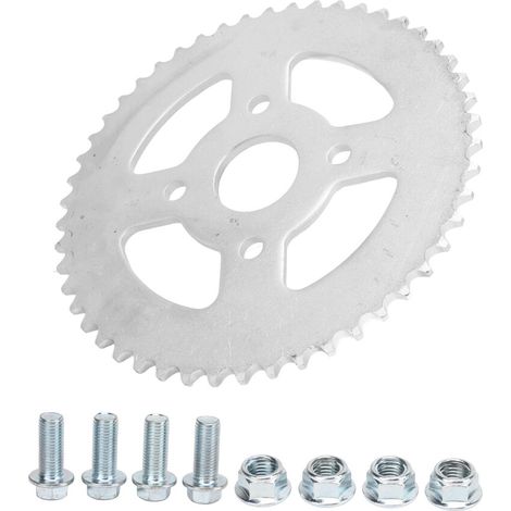 50-Zahn-Kettenrad (40 mm) hinten und 420er Kette für BT200X CT200U Mini-Motorräder