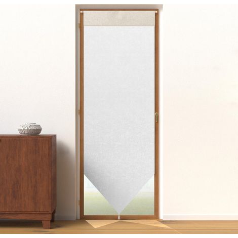 Voile pour porte fenêtre en pur coton 70x200 cm ELENA, par Soleil d'Ocre