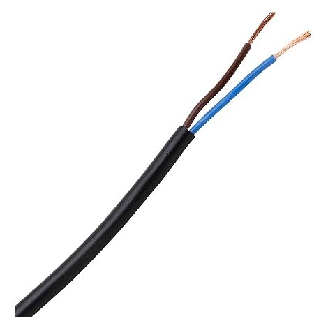 Câble Électrique 3 Fils, 22 AWG Noir PVC Électrique Souple (1/4)