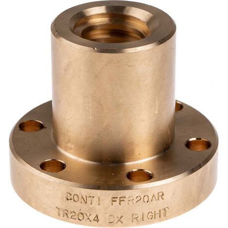 Bague écrou à embase RS PRO, axe de 20mm ( Prix pour 1 ) (1/2)