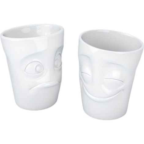 Set de 2 Gobelets Joyeux et Perplexe en porcelaine Tassen (1/10)