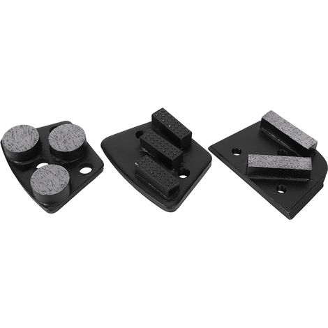 Ensemble de 3 disques de polissage diamantés pour sols en béton et époxy (1/5)