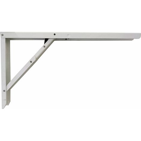 Fepre Équerre Pliable Acier Blanc 30 x 52 cm (1/2)