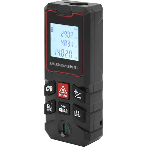 RICHMETERS Laser-Entfernungsmesser ± 1,5 mm Präzises Laser-Messgerät mit pythagoreischem Modus 100M (1/5)