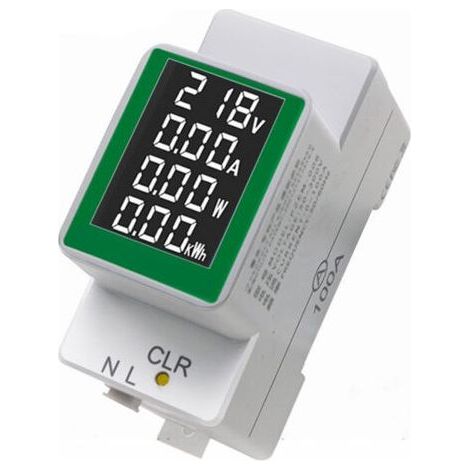 Multifunktions-Digitalanzeige-Spannungs- und Strommessgerät AC 50–300 V/100 A, Wattmeter (1/4)