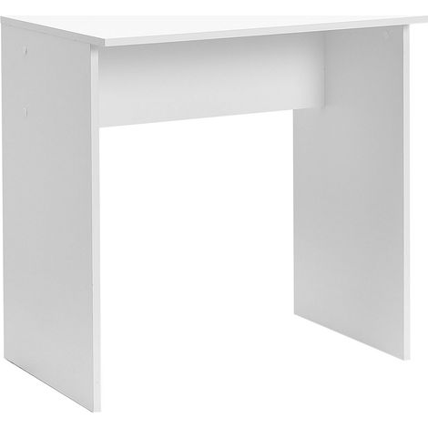 Meuble du bureau, table de bureau en bois coloris blanc - longueur 72 x profondeur 52 cm (1/2)