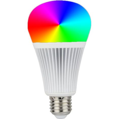 FUT012 2.4GHz RGB CCT LED Ampoule 9W E27, utilisables avec un variateur, changement de couleur, 2700K-6500K réglable. la télécommande et la passerelle sont vendues séparément. (1/5)