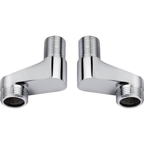 Stück verstellbare Duscharmaturen-Adapter S-Anschluss 75 mm auf 225 mm für Messing-Chrom-Armaturen für Badezimmer-Eckventile und Türschlösser (1/5)