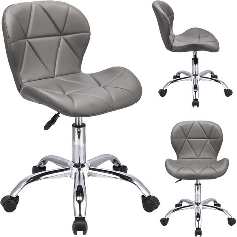 Sedia ENDO, ecopelle, grigio (nuovo codice)