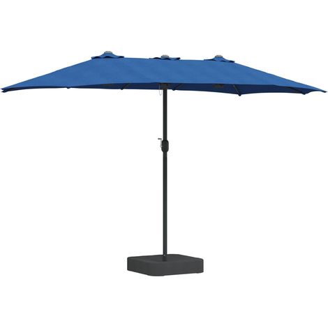 Maison Exclusive - Garten-Sonnenschirm Azurblau 385 x 209 x 244 c