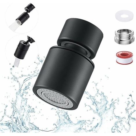 Universelle Küchenarmatur, universeller Wasserauslauf, spritzgeschützter Auslauf, erweitertes Belüftungssystem, Filteranschluss (1/4)