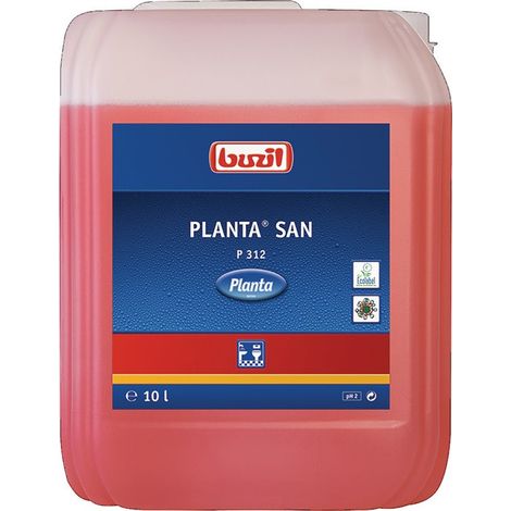 Nettoyant pour l'entretien sanitaire PLANTA® SAN P 312, bidon de 10 l