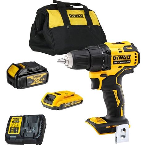 Dewalt DCD708MDR-QW Perceuse visseuse sans fil Brushless XR 65Nm 18V - 1x4.0Ah + 1x2.0Ah Batteries + Chargeur en sac