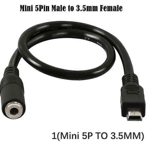 Adaptateur de câble audio micro USB vers prise jack 3,5 mm pour casque audio 2025 (1/5)