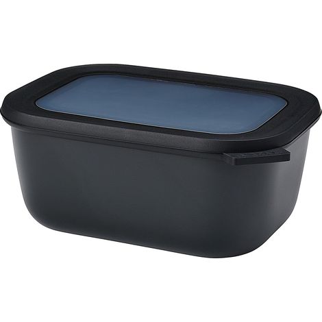 Bol Multifonction Rectangulaire - Boîte Conservation Alimentaire avec Couvercle - Convient comme Boîte de Hermétique pour le Réfrigérateur, Micro-ondes (1/4)