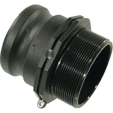Camlock Tipo F 3" rosca macho polipropileno ARAG 18109F