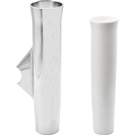 Aluminum fishing rod holder for marine use, fishtail-shaped fishing rod holder, fishing rod accessories, fishing rod holder, accessories for boats and yachts, fishtail-shaped aluminum fishing rod hold