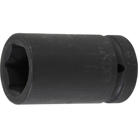 BGS  Llave  de  impacto  hexagonal  profunda  con  cuadradillo  interior  de  25  mm  (1")  SW  33  mm  -  5500-33 (1/3)