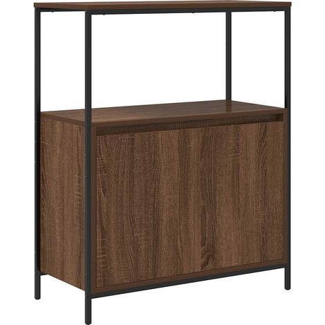 Maison Exclusive - Mobile da Bagno con Ripiani Rovere Marrone 76,5x35x95 cm
