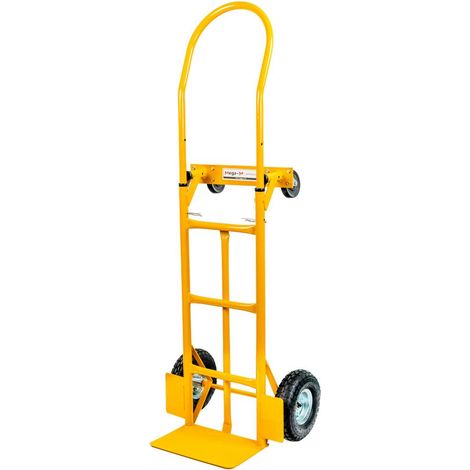 Chariot d'entrepôt Mega-M 2 en 1 Miller, jaune, 250 kg, carton N