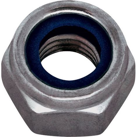 1CF DADO ESAGONALE AUTOBLOCCANTE ACCIAIO INOX 10 PZ. M 8