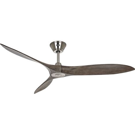 DC Ceiling Fan Eco Airscrew Chrome / Washed Grey (1/4)