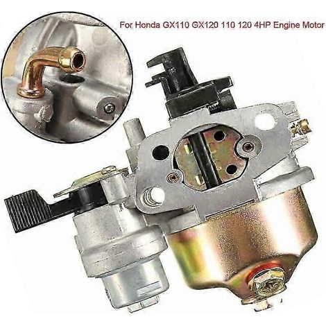 Carburateur de remplacement compatible avec les moteurs Honda GX110 et GX120 de 110 et 120 chevaux (4 CV). (1/5)