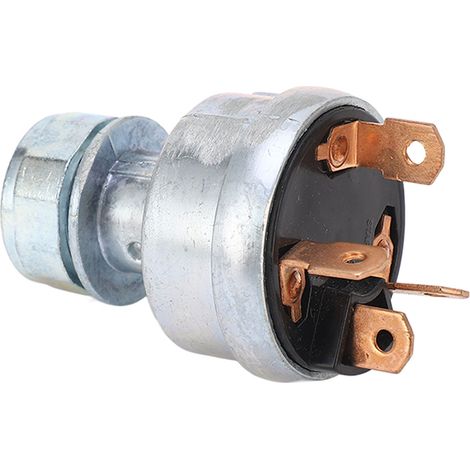 Contacteur d'allumage démarreur pelle pour Caterpillar E320C D250E D300E OEM 9G 7641, corps zinc alliage laiton, 1 interrupteur 2 clés 4 vis 4 rondelles (1/5)