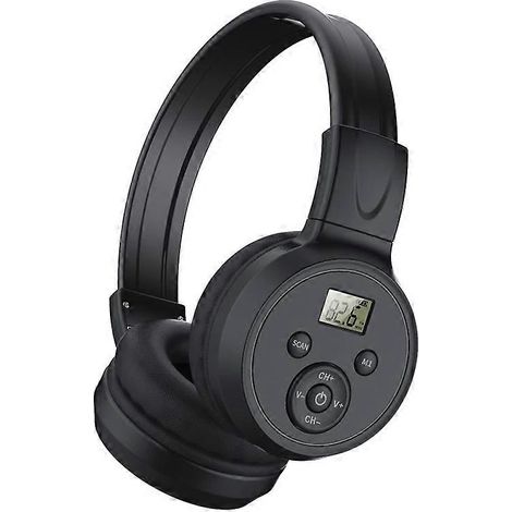 Casque radio FM sans fil portable, récepteur radio FM rechargeable pour réunions et usage quotidien (1/5)