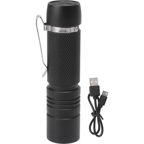 Mini Rechargeable Flashlight 700LM Very Bright LED, Small EDC Pocket Flashlight with Clip for Camping and Hiking, Everyday Use (1/5)