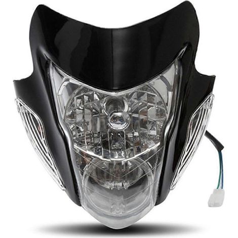 Ghost Face Universal-Scheinwerferabdeckung für Offroad-Motorräder mit Blinkern (1/5)