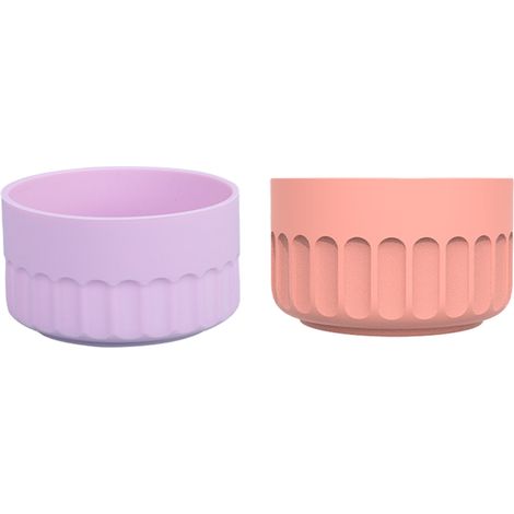 Manchon Silicone - Pour Gobelet Stanley Quencher 40 oz Et 30 oz - Compatible IceFlow 20 oz Et 30 oz - Protection Fond Anti-choc Et Anti-dérapant - Lot De 2 (1/5)
