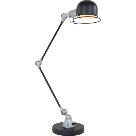 Mexlite - lámpara de mesa - Davin - negro - aluminio metal - (1/3)