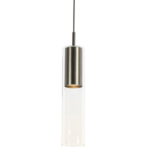 Moderne Hängeleuchte Gunmetal für 1-phasiges Schienensystem - Iconic Lloyd