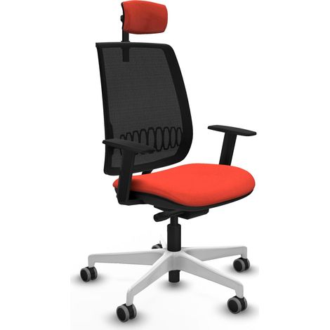 Sedia da ufficio piqueras y crespo Alares nero arancione (1/2)
