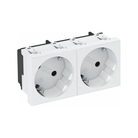 OBO Bettermann Steckdose 33 Grad, 2-fach STD-D3S RW2 (1/5)