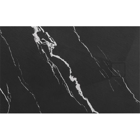 DUSCHTASSE MAGNUM CARRARA BLACK 80X100