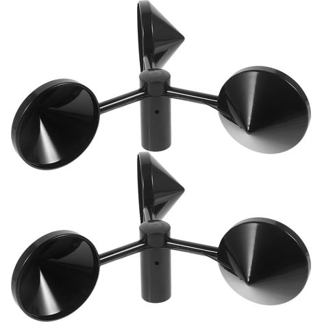 Anémomètre Extérieur à 3 Coupelles, Capteur de Vitesse du Vent, Lot de 2 Coupelles en ABS pour Usage Extérieur et Surveillance de Station Météo (1/5)