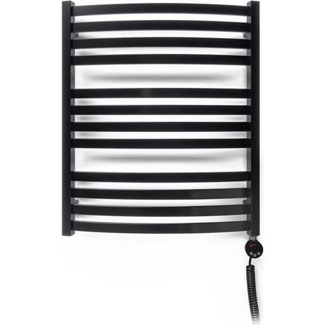 Terma D01 toallero secador negro 60 cm de ancho