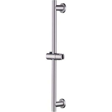 Asta doccia con supporto portatile, angolazione e altezza regolabili, acciaio inox SUS 304